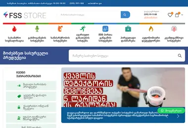 Screenshot of fss.ge