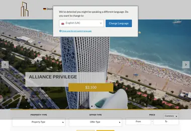 Screenshot of future-invest.ge