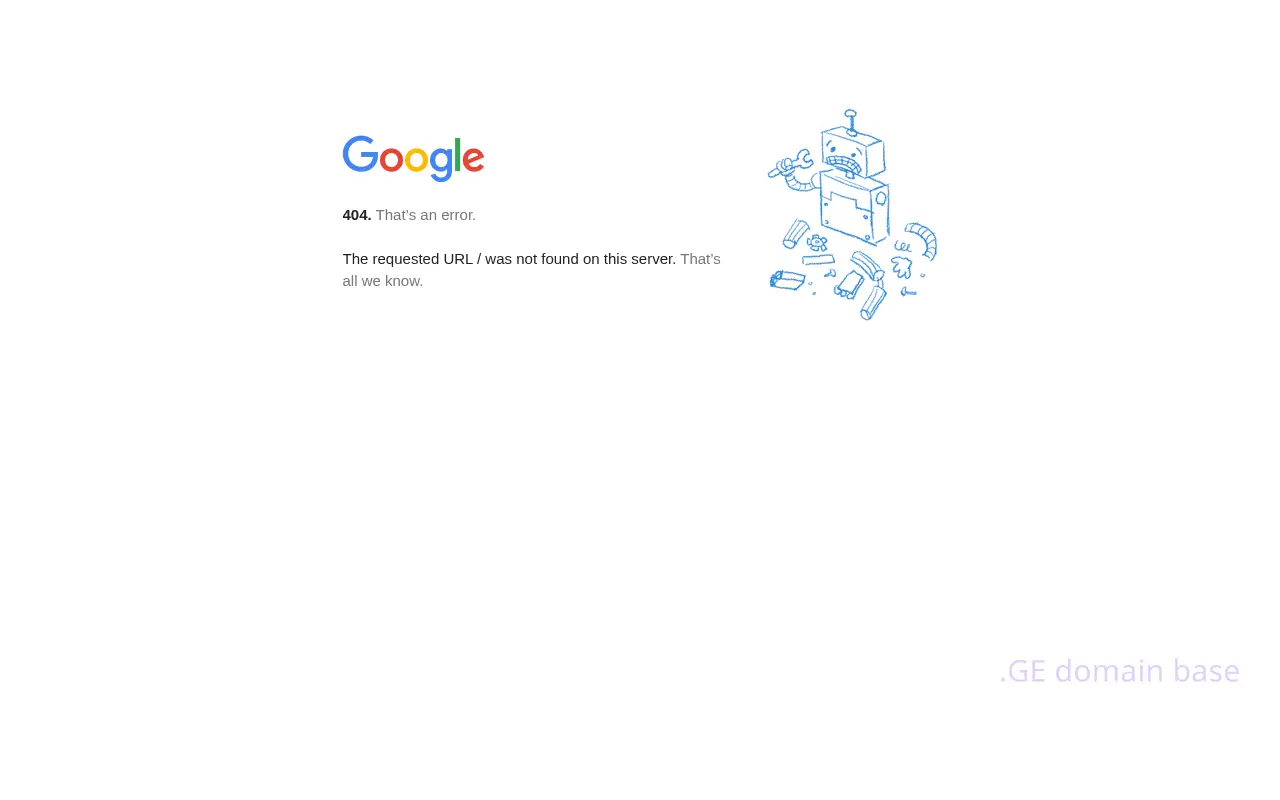 Screenshot of the site ga.ge