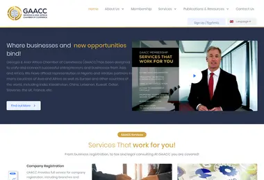 Screenshot of gaacc.ge