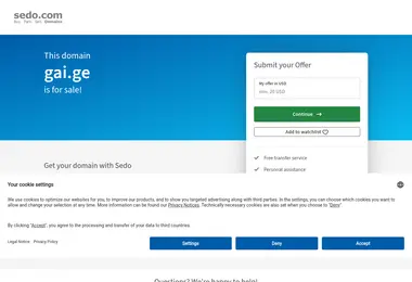 Screenshot of gai.ge