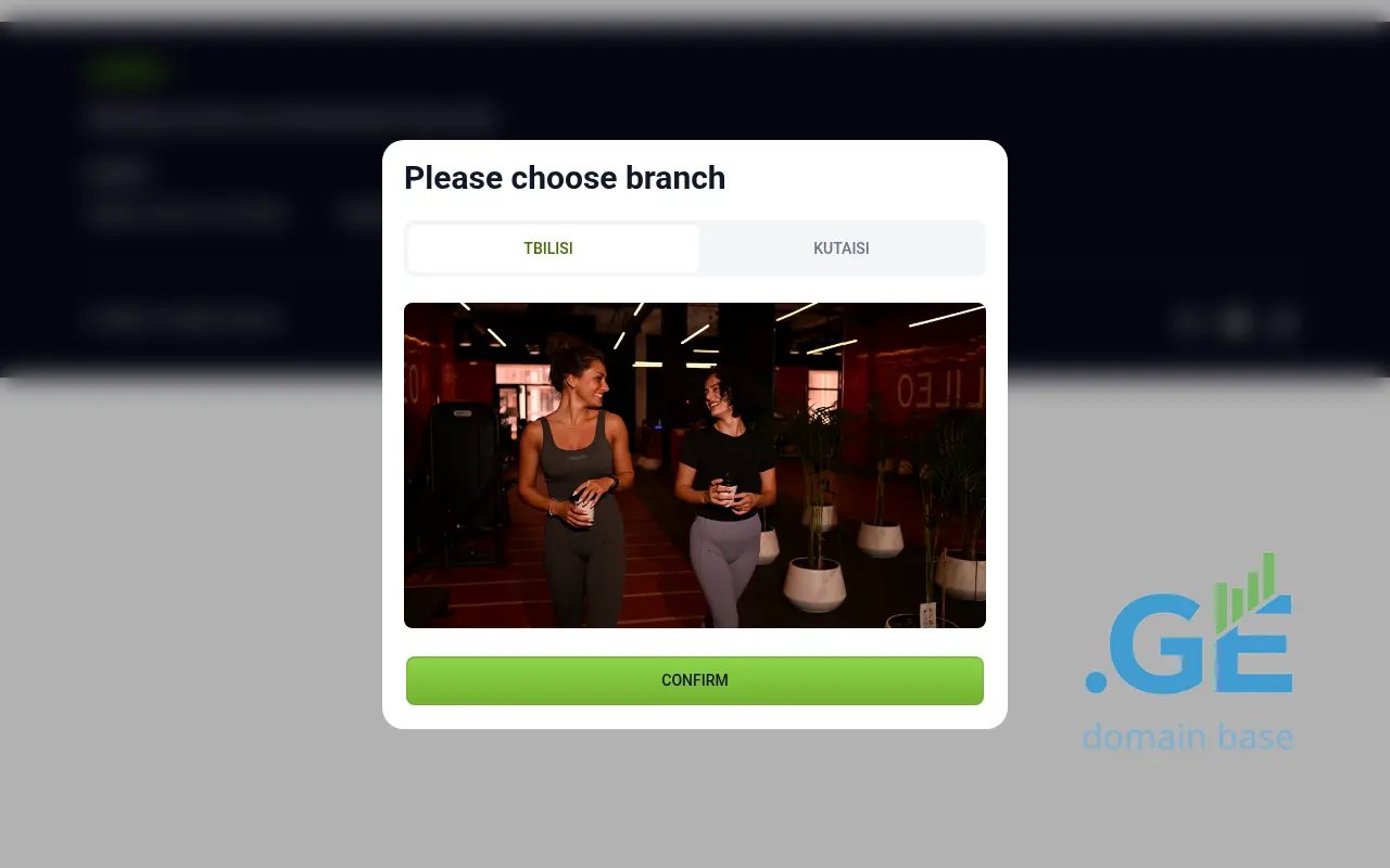 Screenshot of the site galileo.ge
