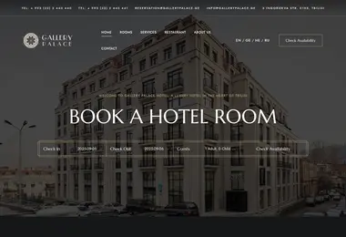 Screenshot of gallerypalace.ge