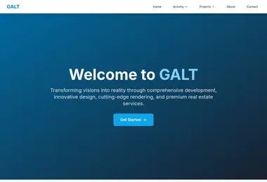 Screenshot of galt.ge