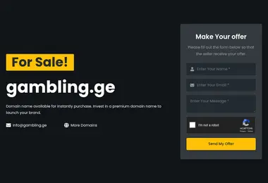 Screenshot of gambling.ge