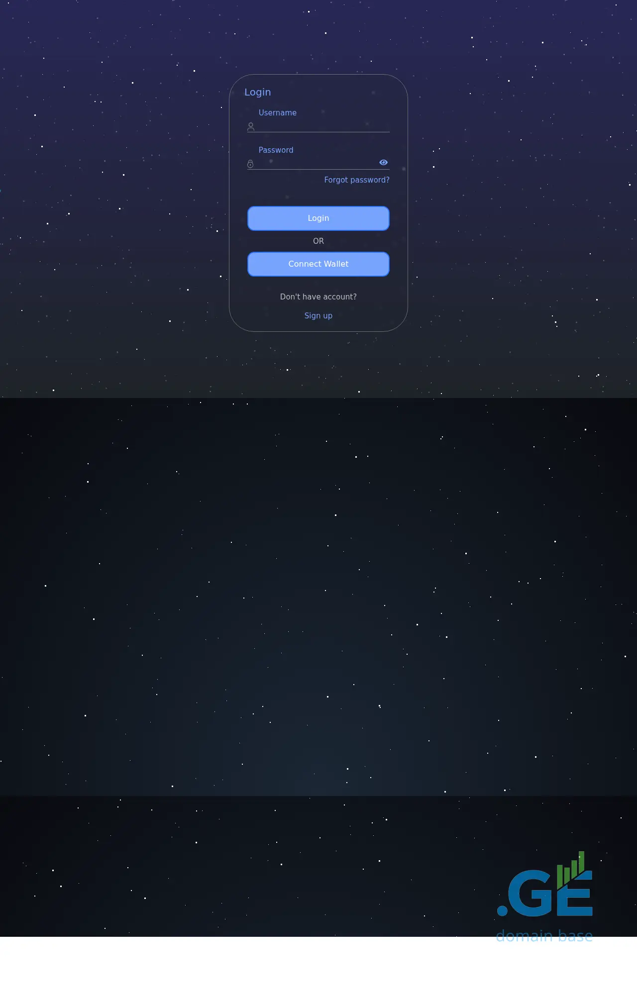 Screenshot of the site gamehub.ge