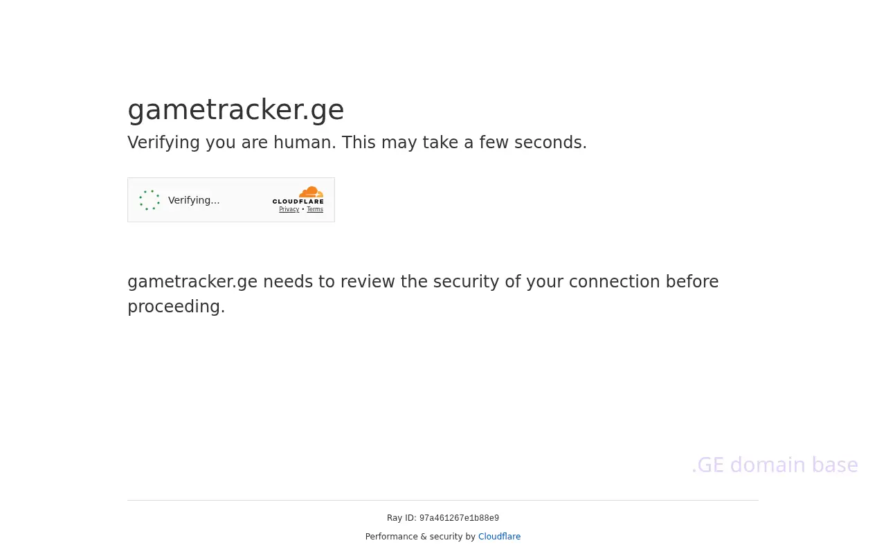 Screenshot of the site gametracker.ge
