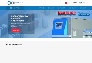 Screenshot of gardis.ge