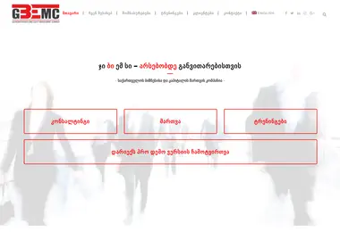 Screenshot of gbemc.ge
