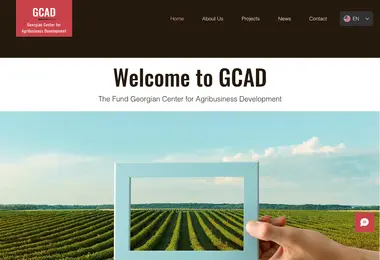 Screenshot of gcad.ge