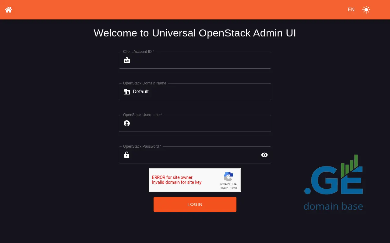 Screenshot of the site gcloud.ge