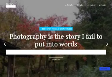 Screenshot of gdart.ge