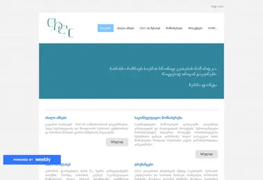 Скриншот gdci.ge