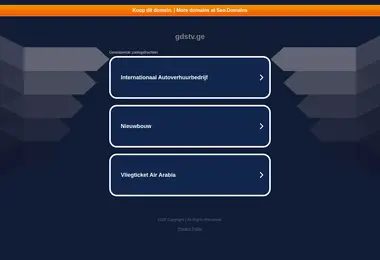 Screenshot of gdstv.ge