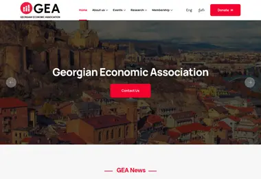 Screenshot of gea.org.ge