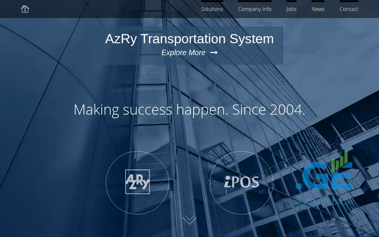 Screenshot of the site geme.ge