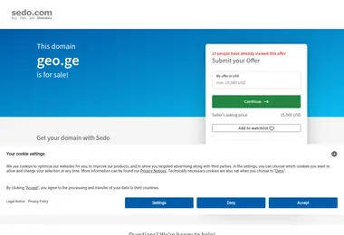 Screenshot of geo.ge