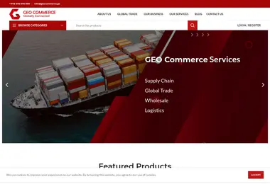 Screenshot of geocommerce.ge