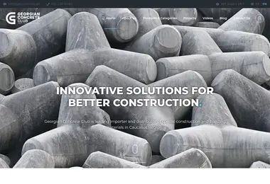 Скриншот geoconcrete.ge