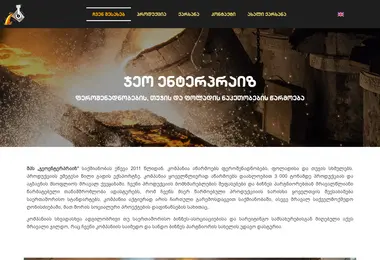 geoenterprise.com.ge-ის ეკრანის სურათი