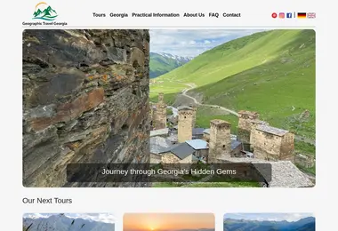 Скриншот geographictravel.ge