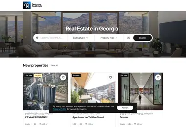 Screenshot of geohome.ge