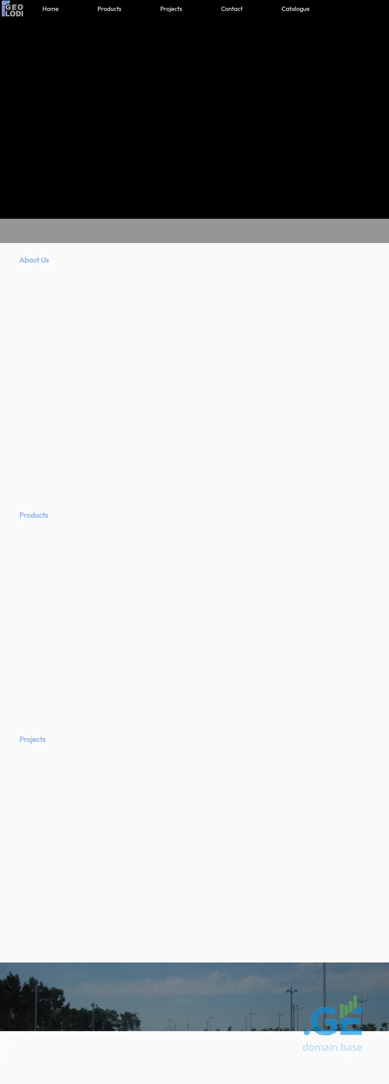 Screenshot of the site geolodi.ge