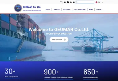 Screenshot of geomar.ge