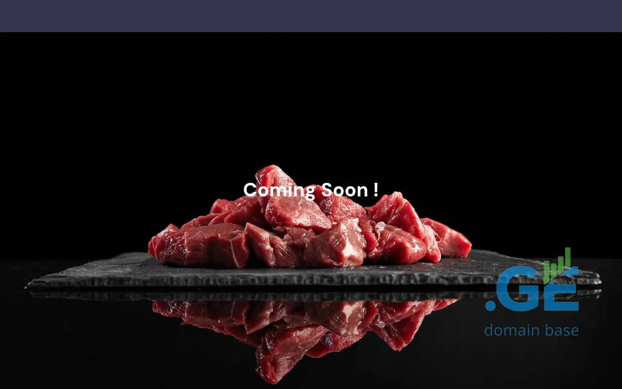 Screenshot of the site geomeat.ge