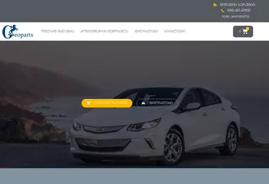 Screenshot of geoparts.ge