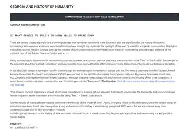 Screenshot of georgia-humanity.ge