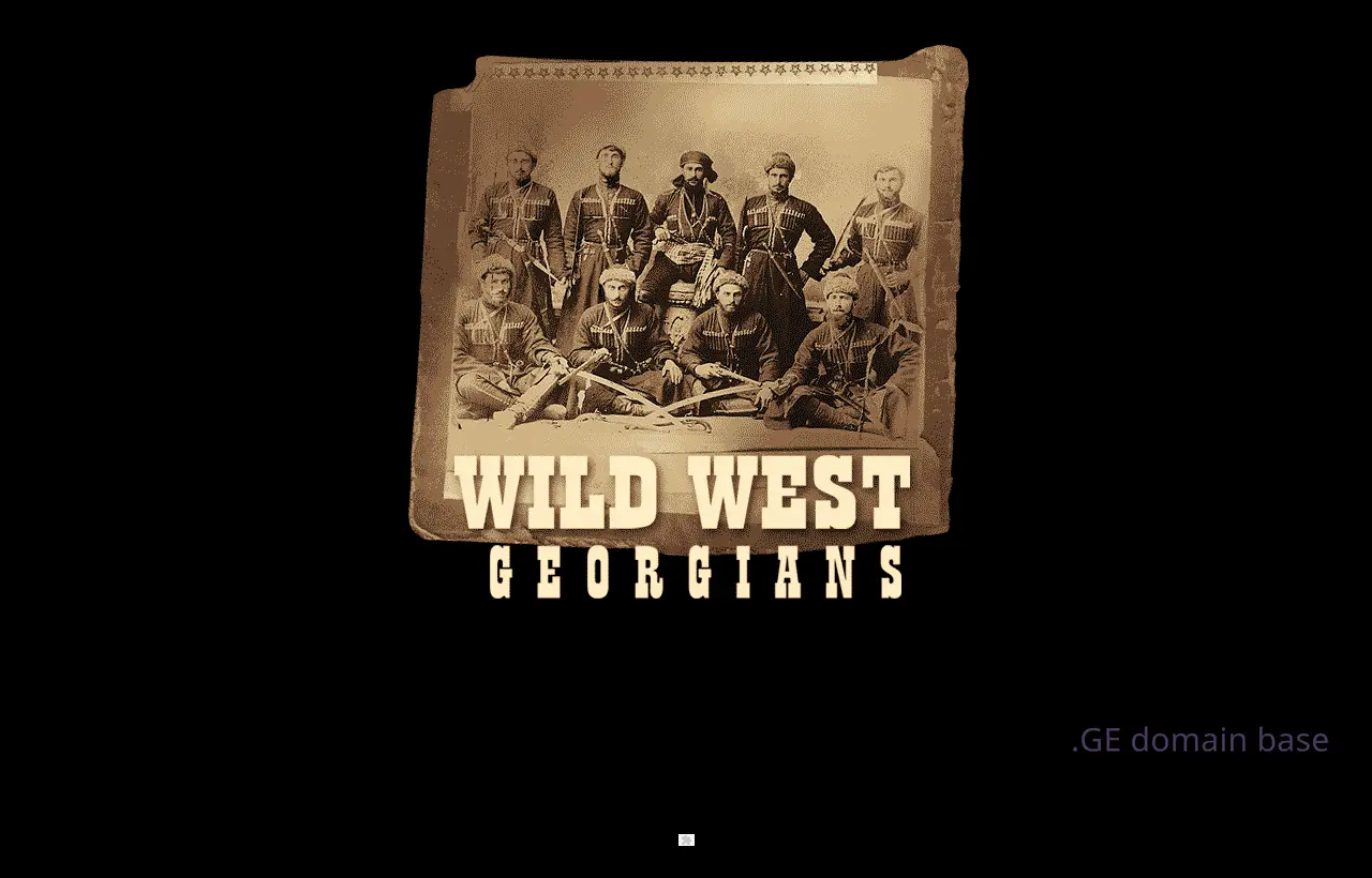 Screenshot of the site georgians.ge