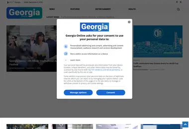 Screenshot of georgiaonline.ge