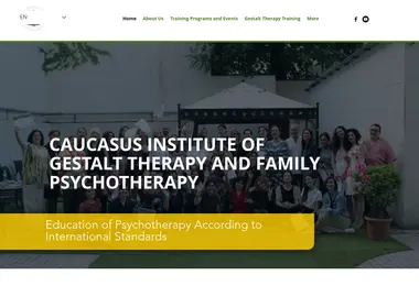 Screenshot of gestaltinstitute.ge