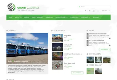 Screenshot of gianti.ge