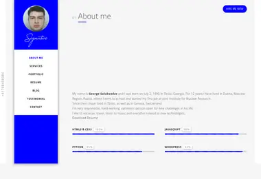 Screenshot of giosal.ge