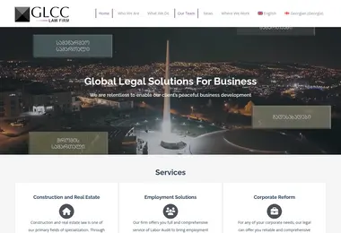 Screenshot of glcc.ge