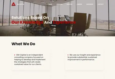 Screenshot of gmcapital.ge