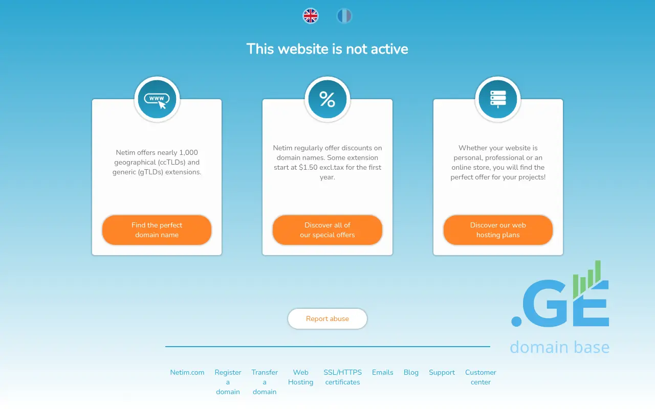Screenshot of the site goatgara.ge
