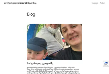 Screenshot of gogelia.ge