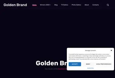Screenshot of goldenbrand.ge