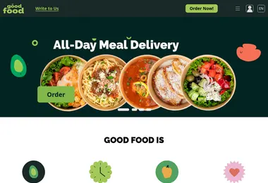 Screenshot of good-food.ge