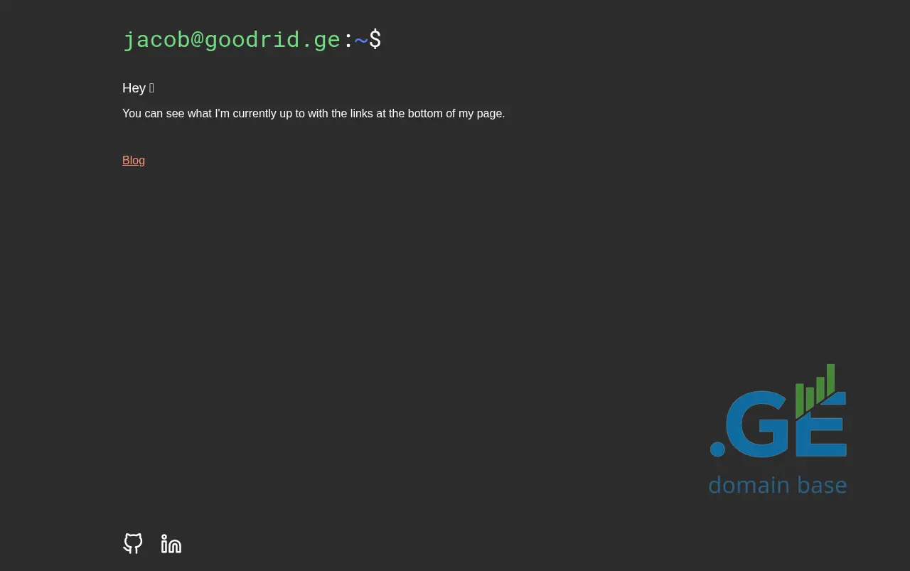 Screenshot of the site goodrid.ge