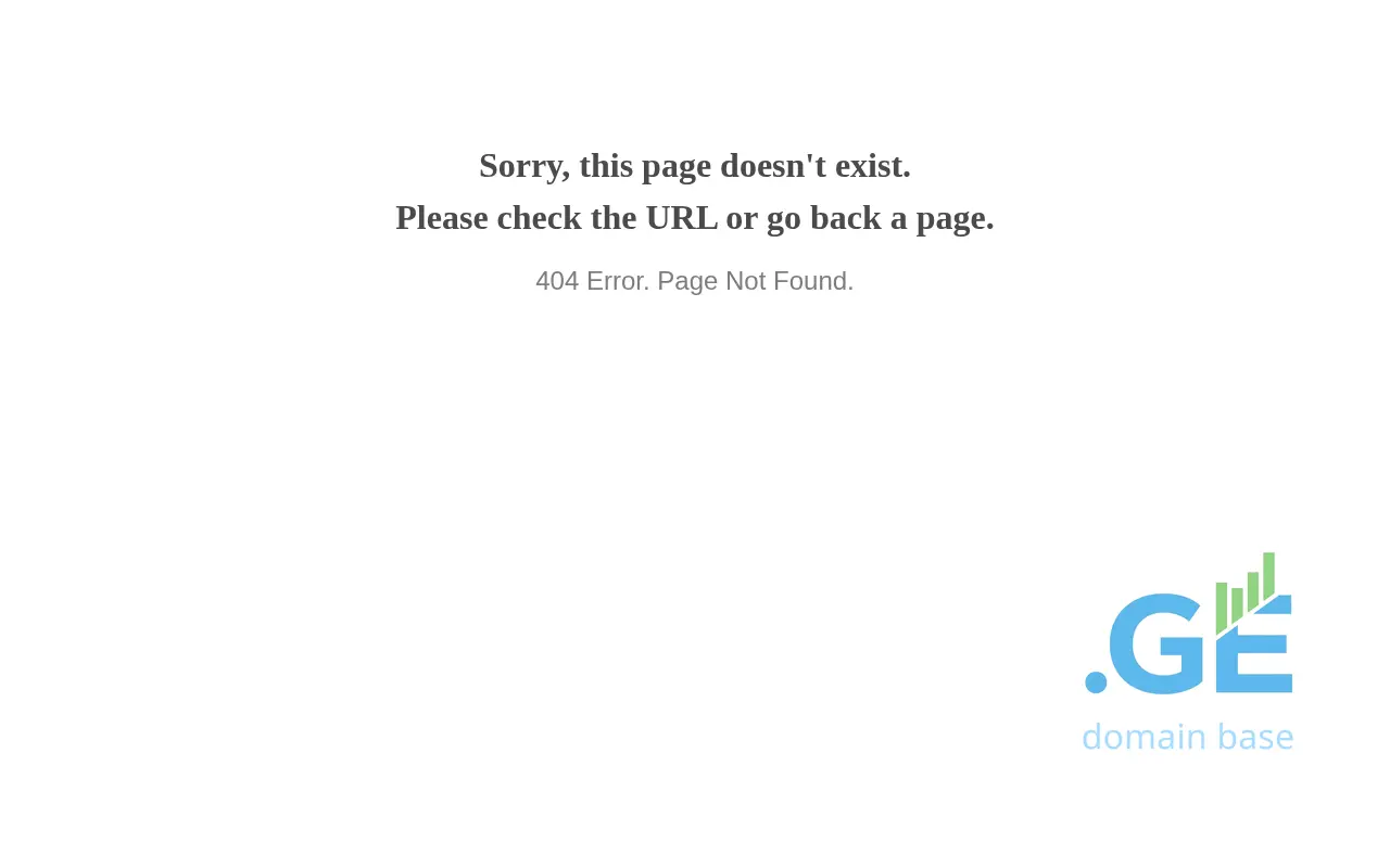 Screenshot of the site googl.com.ge
