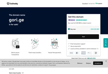 Screenshot of gori.ge