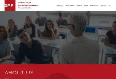 Screenshot of gpf.ge