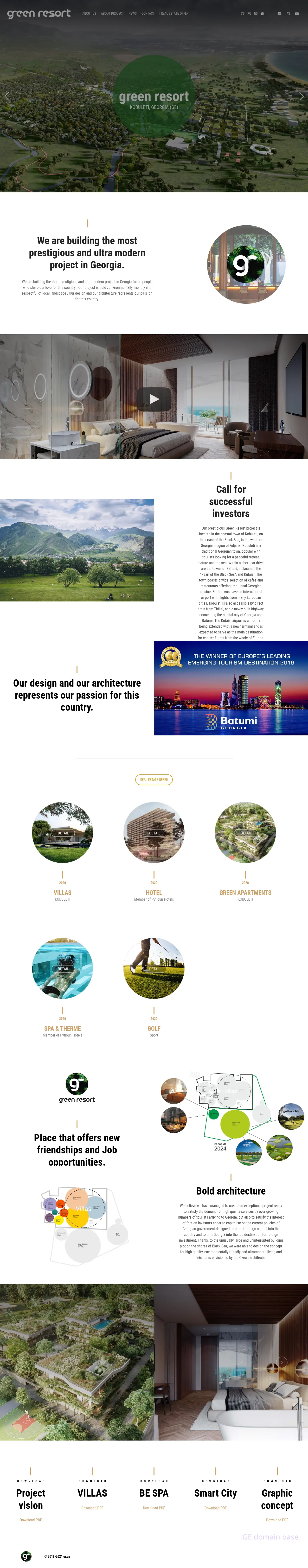 Screenshot of the site gr.ge