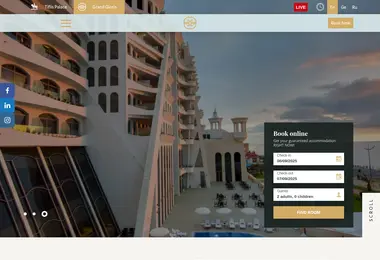 Screenshot of grandgloria.ge