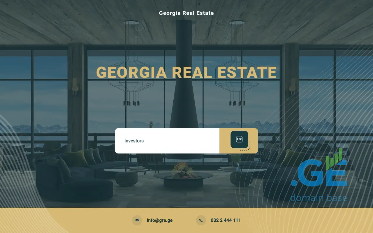 Screenshot of the site gre.ge