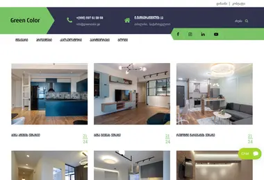 Screenshot of greencolor.ge